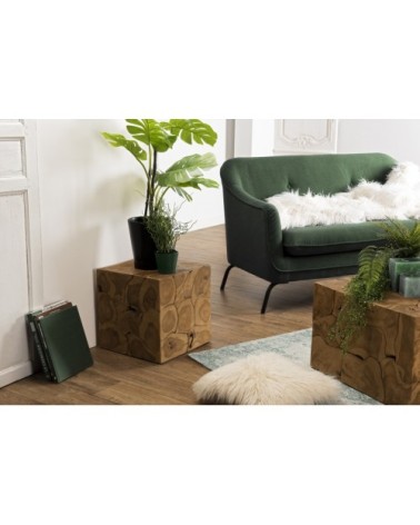 Cube nature en teck