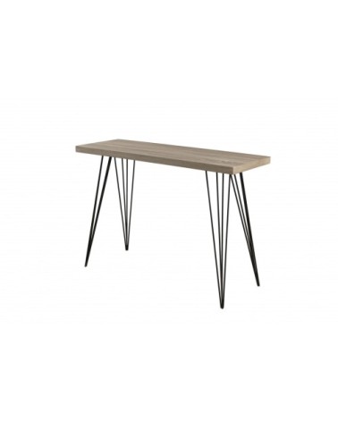 Console rectangulaire pieds métal