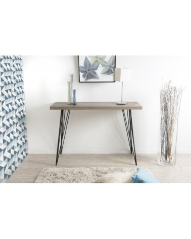 Console rectangulaire pieds métal