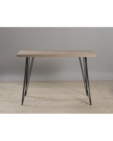 Console rectangulaire pieds métal