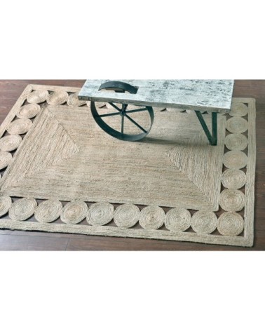 Tapis en jute naturel 160 x 230 cm
