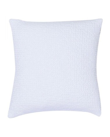 Coussin en coton blanc 45 x 45 cm