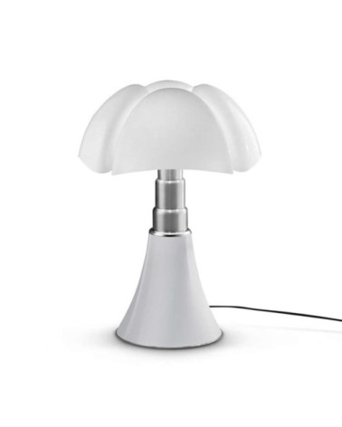 Lampe Dimmer LED pied télescopique blanc H50-62cm