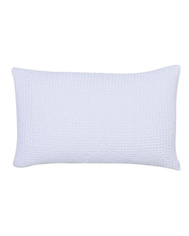 Coussin en coton blanc 30 x 50 cm