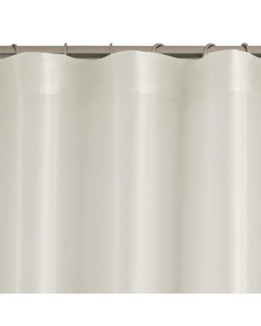 Voilage à galon fronceur 145x300 cm Ivoire