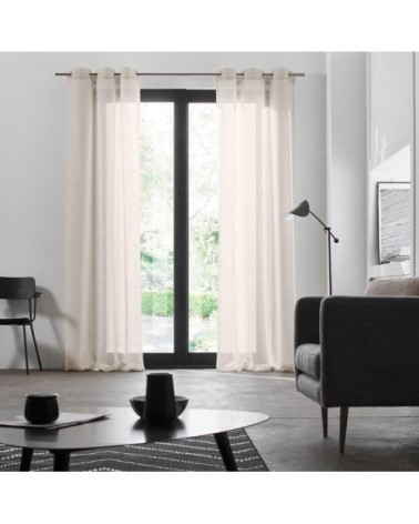 Voilage à oeillets 200x298 cm Lin  en Lin