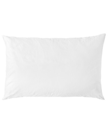 2 taies d'oreiller en flanelle de coton Blanc 50x70 cm