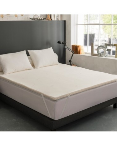 Surmatelas VISCOVEGETAL mousse à mémoire de forme 160x200 cm - DODO