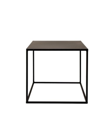 Bout de canapé en métal design contemporain H35 cm