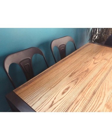 Table repas 120 cm bois massif naturel