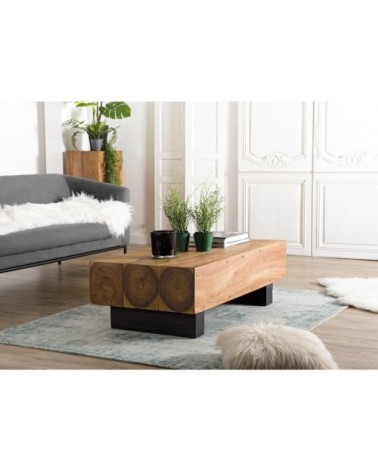 Table basse poutres bois Suar L120
