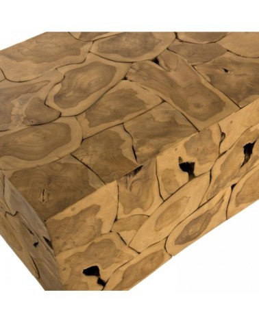 Table basse nature en teck L119
