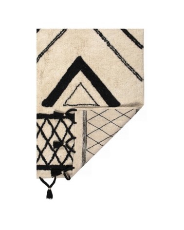 Tapis en coton ombre 160 x 230 cm