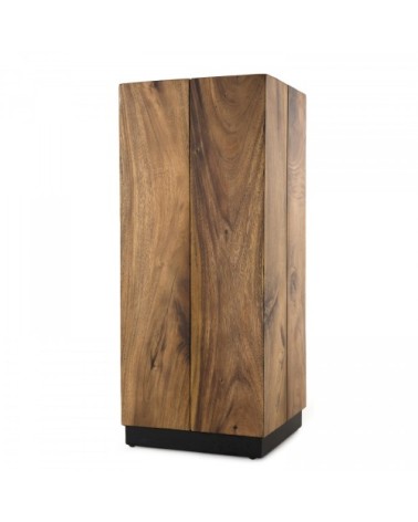 Table d'appoint carrée haute bois Suar L38