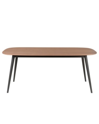 Table repas 180 x 90 cm plaquée noyer Calypso