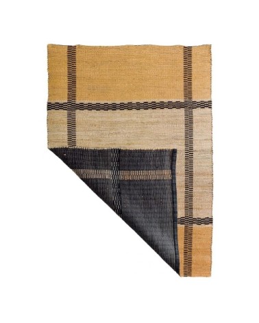 Tapis en jute ocre 160 x 230 cm