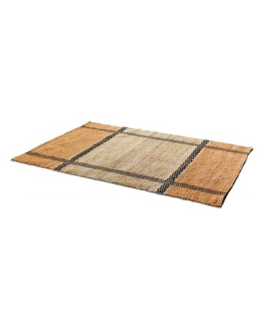 Tapis en jute ocre 160 x 230 cm