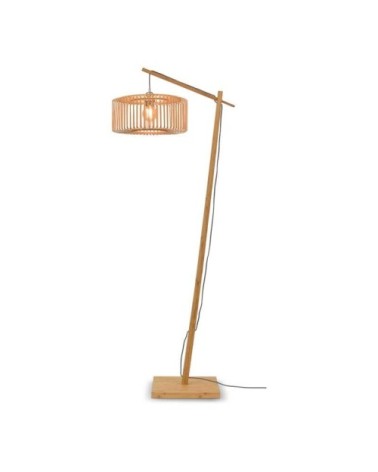 Lampadaire bambou beige H176cm