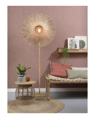 Lampadaire en bambou naturel H195cm