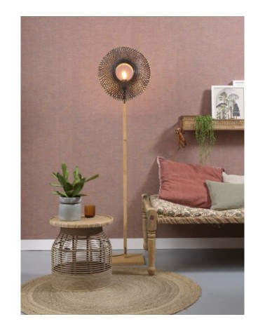 Lampadaire en bambou naturel H170cm