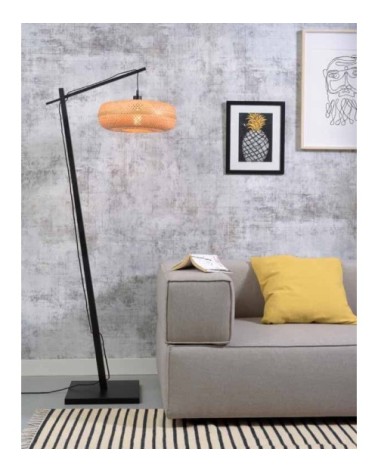 Lampadaire bambou naturel H176cm