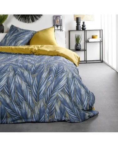 Parure de lit coton 2 personnes imprimé floral SUNSHINE