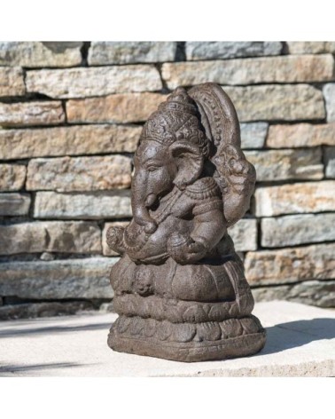 Statuette Ganesh brun H38cm