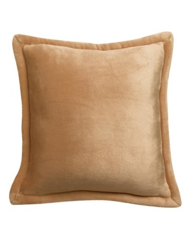 Coussin  en polyester ocre 50 x 50
