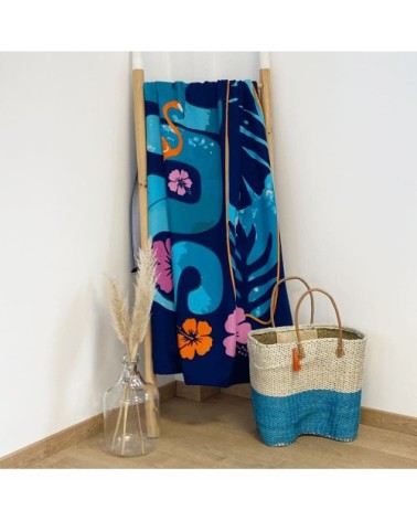 Serviette de plage microfibre Gallina 90x170 250g/m²