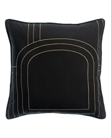 Coussin en coton caviar 45 x 45 cm