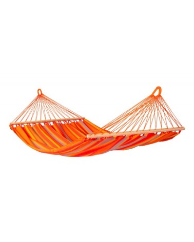 Hamac à barres double en tissu orange