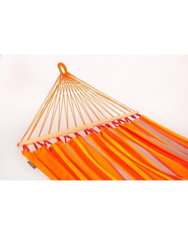 Hamac à barres double en tissu orange