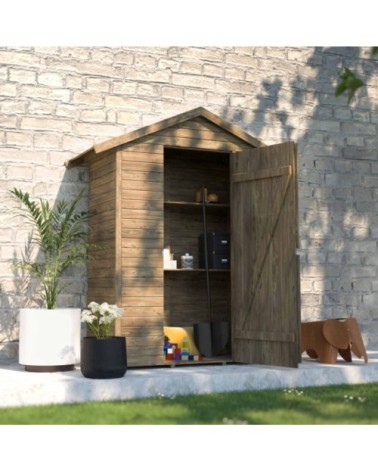Armoire de jardin bois leo - 1,05 m²