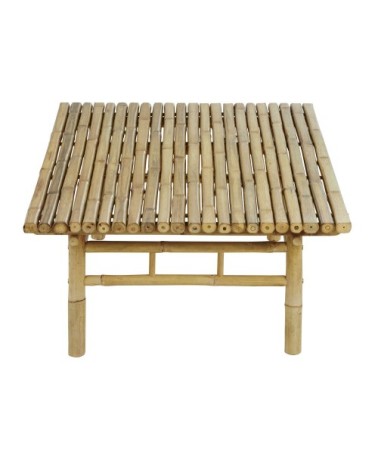 Table basse de jardin en bambou