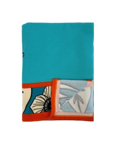 Serviette de plage microfibre ''Bondi'' 90x170cm bleu