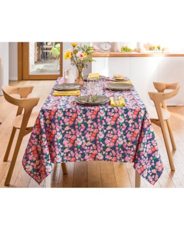 Nappe rectangulaire multicolore en coton 160x300