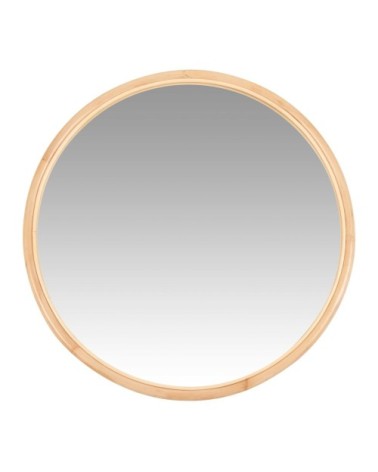 Miroir rond en rotin D75