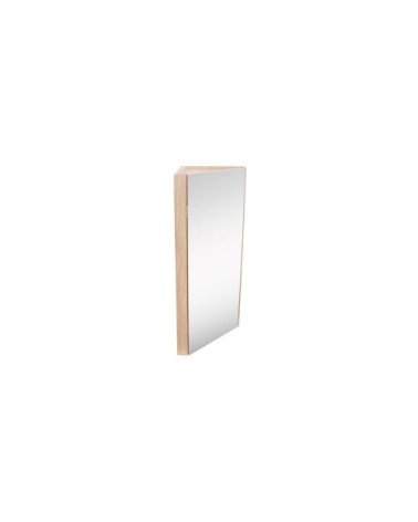 Armoire de toilette d'angle en chêne 25.2 x 70 cm