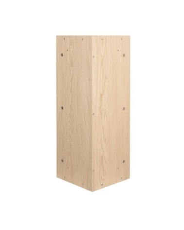 Armoire de toilette d'angle en chêne 25.2 x 70 cm