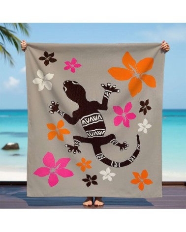 Serviette de plage microfibre Multicolore Tavira 140x170