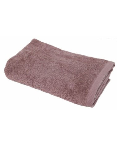 Drap de bain éponge en coton lilas 100x150 cm