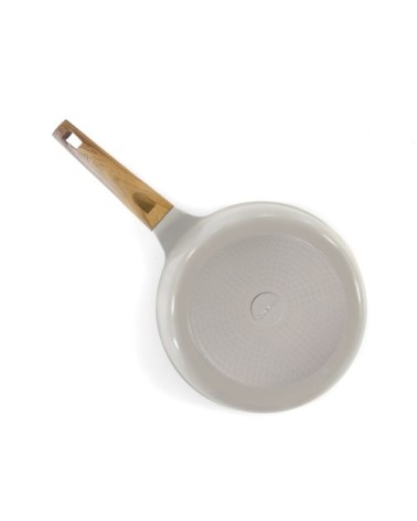 Poêle 28 cm avec revêtement en céramique blanche
