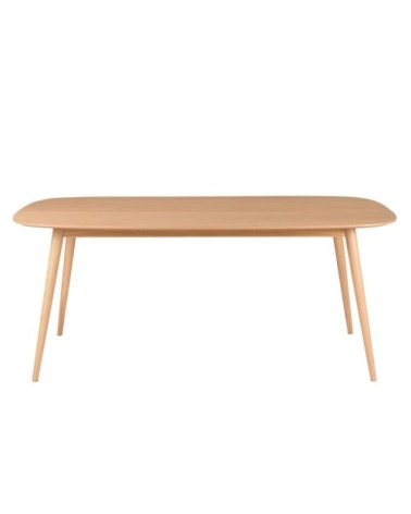 Table de repas 180 cm en chêne vernis