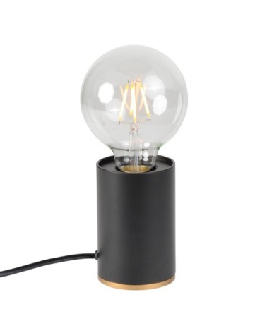 Lampe à poser en métal couleur noir