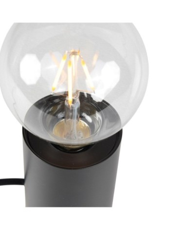 Lampe à poser en métal couleur noir