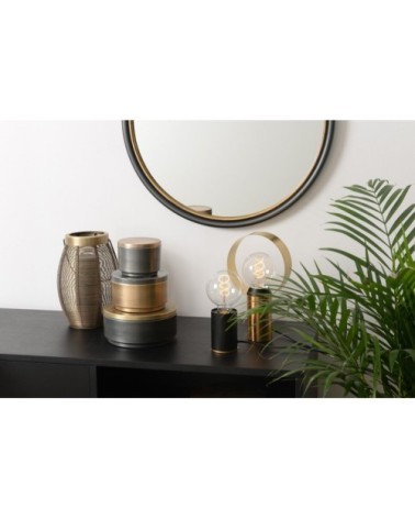 Lampe à poser en métal couleur noir