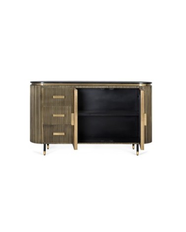 Buffet en manguier et bronze 150cm