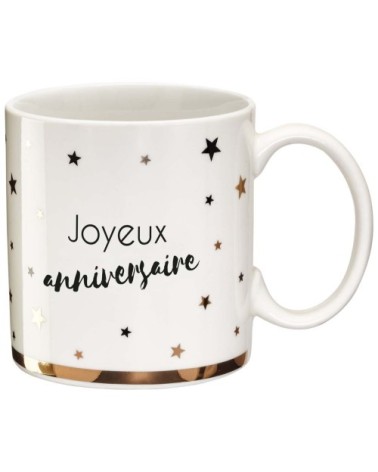 Mug cadeau joyeux anniversaire