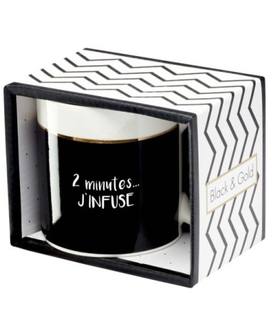 Mug cadeau 2 minutes j'infuse