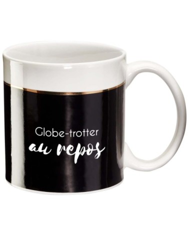 Mug cadeau globe trotteur au repos